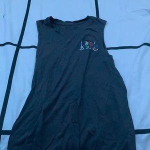 Gray stranger things tank top